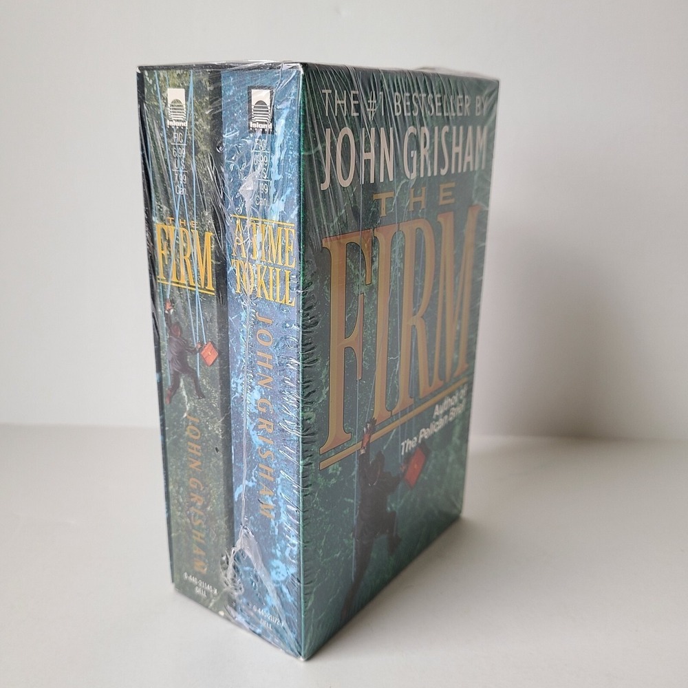 2 Books Box Set The Firm A Time to Kill John Grisham Thriller Murder Crime SC